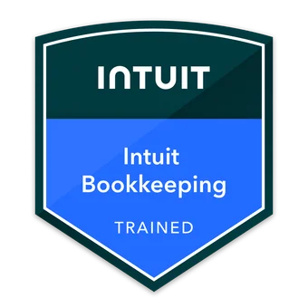Intuit Bookkeeping Certification badge, issued to Marcus Diaz